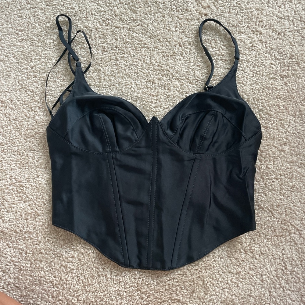 Urban Outfitters Black Corset Top